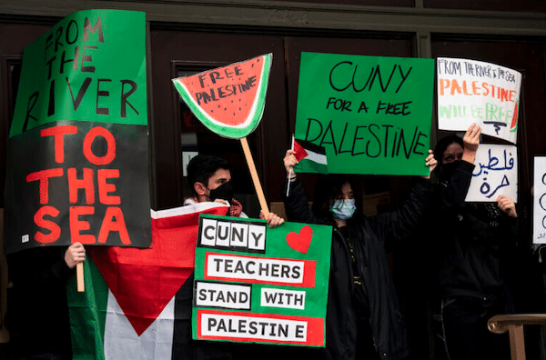 | CUNY TEACHERS STAND WITH PALESTINE PHOTO LUIGI W MORRIS LUIGIWMORRIS | MR Online